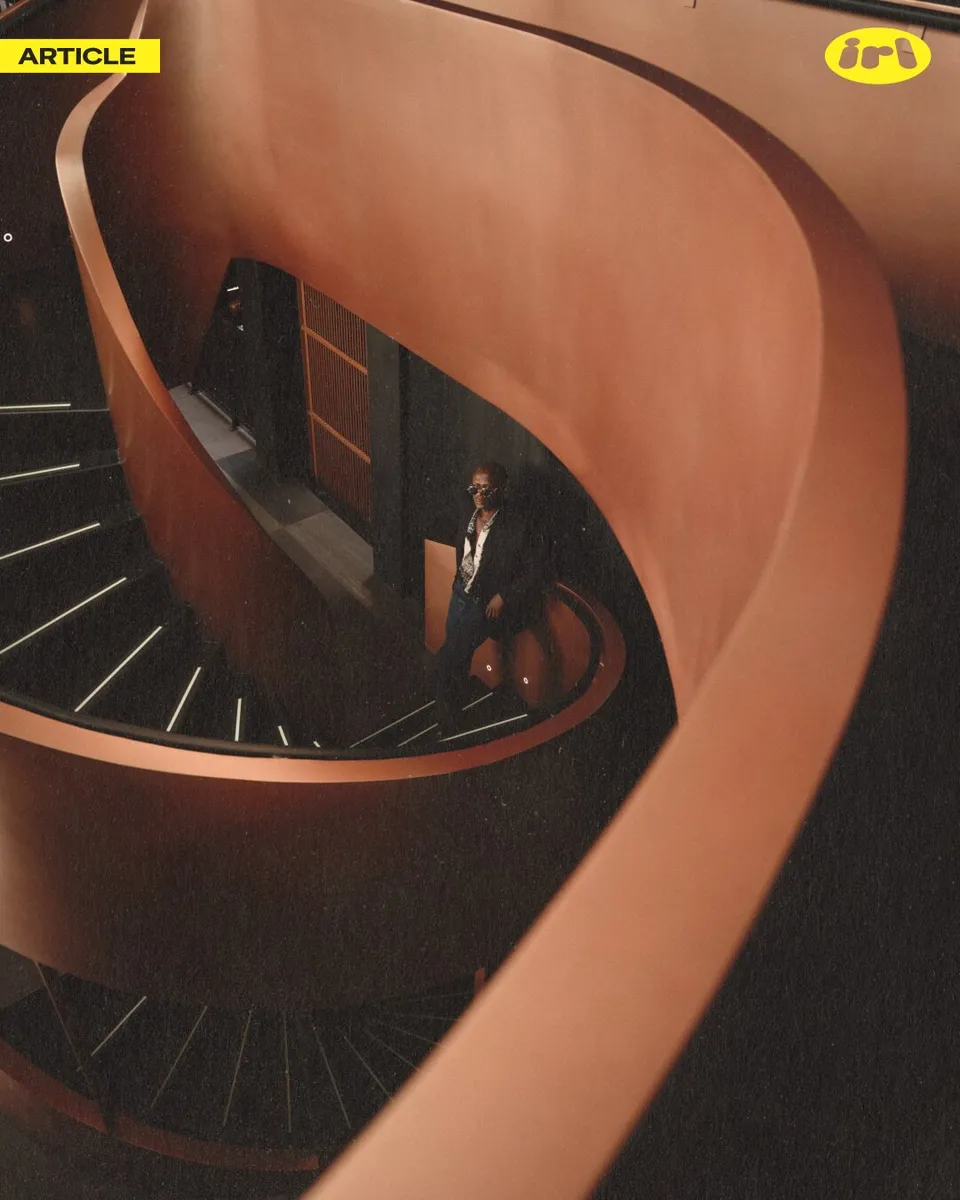 Spiral staircase at Hotel Volga